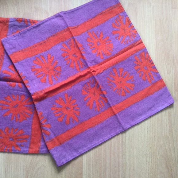 Ikea Cotton Cushions Covers Set of 2 Purple Red - Picture 4 of 4